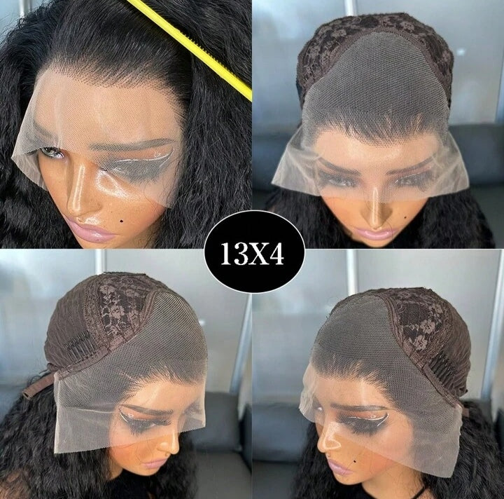 Long Wavy Water Kanekalon Heat Resistant Wig(human blend)