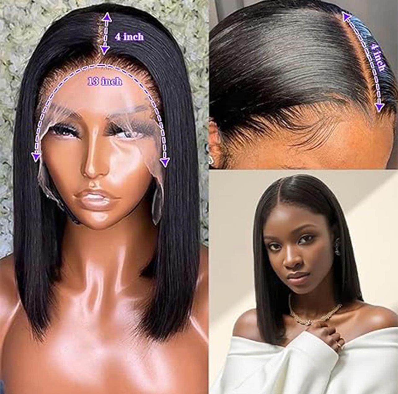 Straight  Bob Wig(human hair)